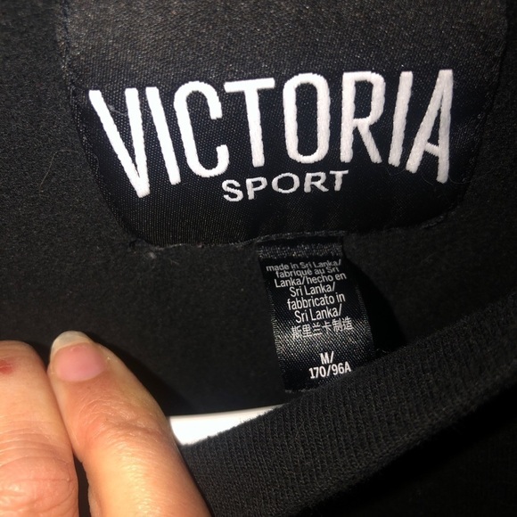 Victoria’s Secret Sport Cropped Sweatshirt Size Medium - Picture 5 of 9